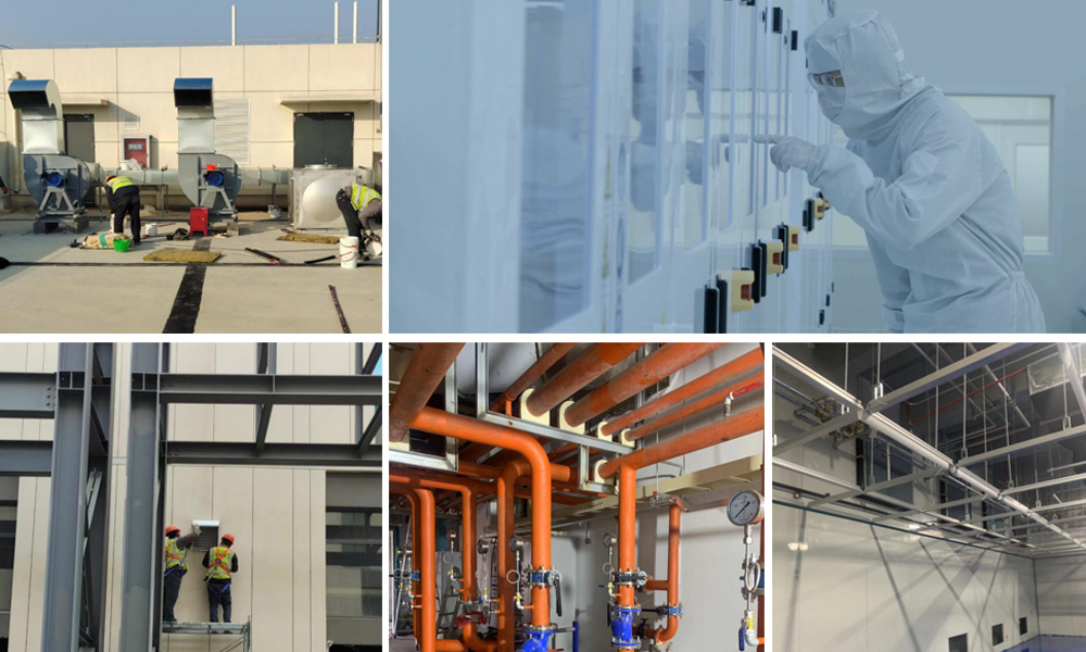 Jiangsu Youzhong  Semiconductor Clean room electromechanical renovation project